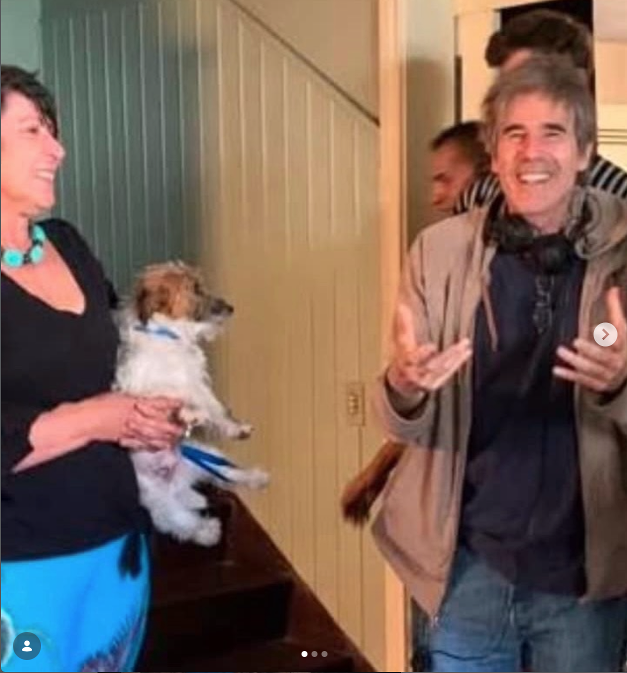 Ozzy no colo de In-Coelum e o Diretor Walther Salles